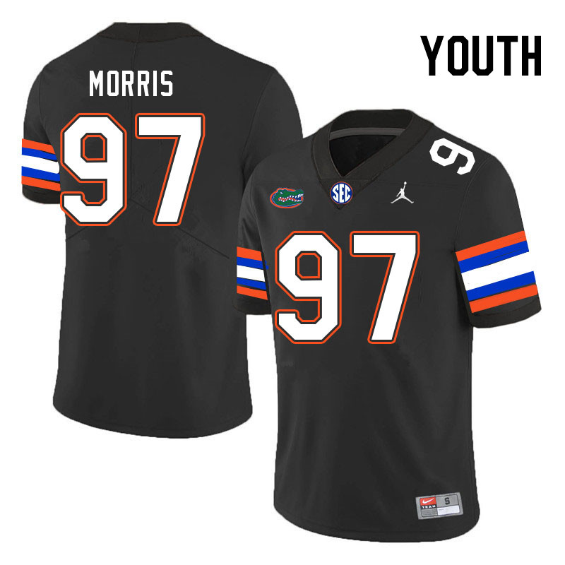 Youth #97 Andre Morris Florida Gators College Football Jerseys Stitched Sale-Black